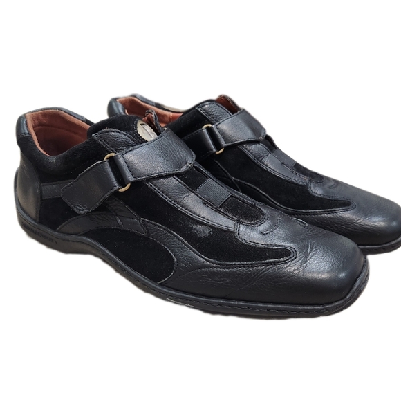 Donald J Pliner Dotare Black Leather ComfortShoe Womens 8.5M